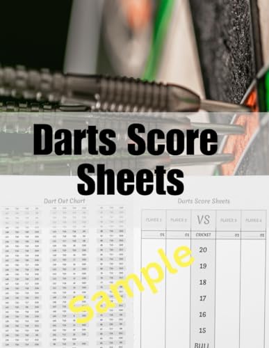 Darts Score Sheets