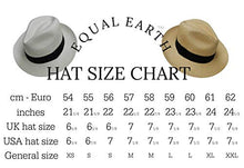 Load image into Gallery viewer, Equal Earth New Genuine Panama Hat Rolling Folding Authentic &amp; Fair trade Natural (59cm)