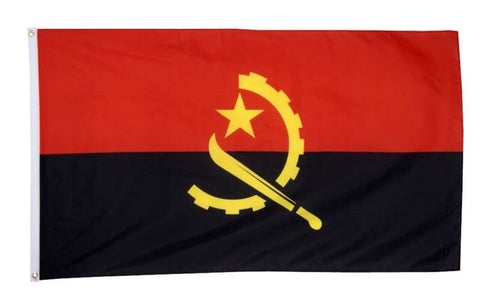 Angola Flag - Large 5 x 3 FT 150cm x 90cm - FlagSuperstore