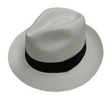 Load image into Gallery viewer, Equal Earth New Genuine Panama Hat Rolling Folding Quality with Travel Tube - White (59cm)