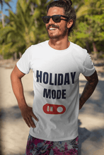 Load image into Gallery viewer, Holiday Mode T shirt , custom holiday logo t shirts ,j and p hats 
