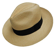 Load image into Gallery viewer, Equal Earth New Genuine Panama Hat Rolling Folding Authentic &amp; Fair trade Natural (59cm)