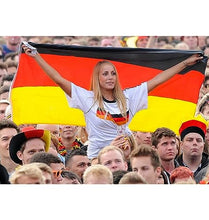 Load image into Gallery viewer, 5x3Ft German Flag, Durable Germany Flag with 2 Metal Eyelets Used Indoor and Outdoor, Bright Color Germany National Flag Decorated in Sporting Events, Parties, Parade