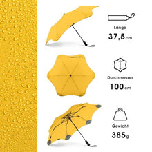 Load image into Gallery viewer, Blunt Metro 2.0 Umbrella Folding Windproof Yellow 100 x 37 centimetres