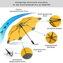 Load image into Gallery viewer, Blunt Metro 2.0 Umbrella Folding Windproof Yellow 100 x 37 centimetres
