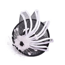 Load image into Gallery viewer, Lawliet Elegant Sinamay Feather - wedding hat | j and p hats
