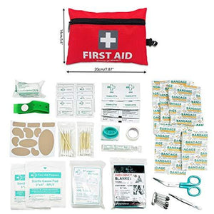 First Aid Kit mini , 92 Pieces Small First Aid Kit - For Travel Home Office Camping