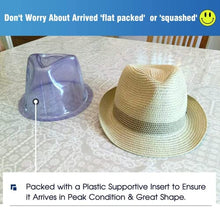 Load image into Gallery viewer, Comhats  Trilby Straw