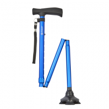 Load image into Gallery viewer, Ziggy Tribase Folding Walking Stick - j and p hats 