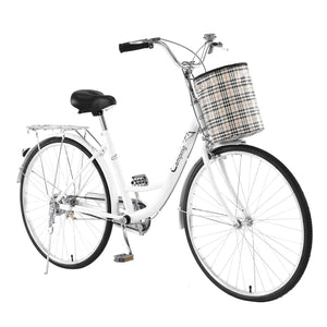 ladies bicycle with shopping basket | j and p hats