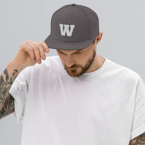 W Snapback Hat - J And P Hats 