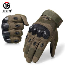 Load image into Gallery viewer, Gloves Military style ideal for  Paintball , Shooting  motercycling   Anti-Skid Rubber Hard Knuckle Full Finger Gloves-J and p hats -