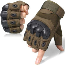 Load image into Gallery viewer, Gloves Military style ideal for  Paintball , Shooting  motercycling   Anti-Skid Rubber Hard Knuckle Full Finger Gloves-J and p hats -