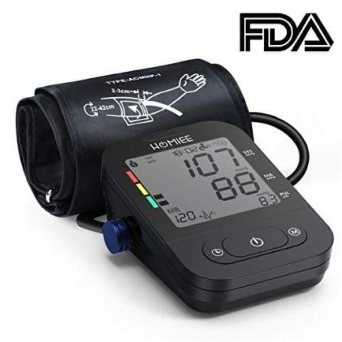 HOMIEE Blood Pressure Monitor, Upper Arm Digital Blood Pressure Machine-J and p hats -