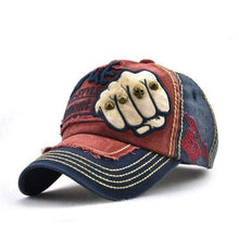 Load image into Gallery viewer, Men&#39;s Fashion Baseball Caps With Pow Fist Pattern-J and p hats -