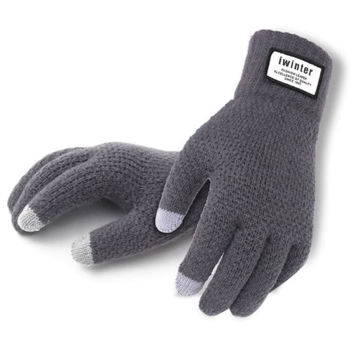 Men's  Knitted Gloves Warm Great choice of colours-J and p hats -