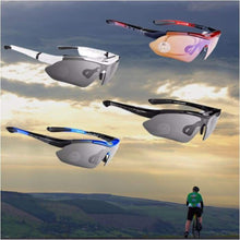 Load image into Gallery viewer, Polarised Glasses With 5 Interchangeable Lenses Ideal For Cycling-J and p hats -