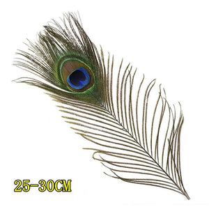 Hat Feathers - Natural looking Peacock Feather Pheasant Feathers for Crafts