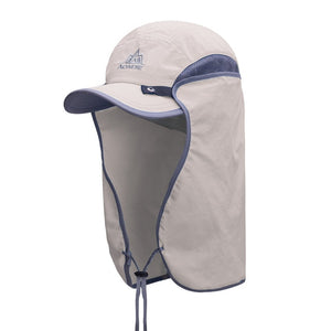 Sun Hat With Neck Flap Detachable With UPF 50 Sun Protection