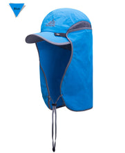 Load image into Gallery viewer, Sun Hat With Neck Flap Detachable With UPF 50 Sun Protection