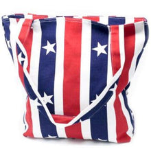Load image into Gallery viewer, Strong Canvas Bags - Red White &amp; Blue - J and p hats Strong Canvas Bags - Red White &amp; Blue