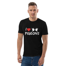 Load image into Gallery viewer, I ❤️Pigeons Funny Slogan T SHIRT | j and p hats