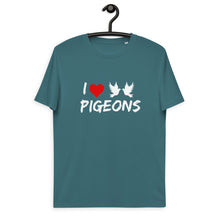 Load image into Gallery viewer, I ❤️Pigeons Funny Slogan T SHIRT | j and p hats