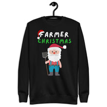 Load image into Gallery viewer, Farmer Christmas sweatshirt | j and p hats 