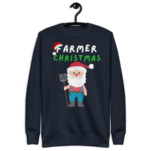 Load image into Gallery viewer, Farmer Christmas sweatshirt | j and p hats 