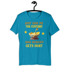 Load image into Gallery viewer, Custard Gift - Funny Food T shirt - j and p hats 
