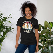 Load image into Gallery viewer, ask me about my cat shirt - j and p hats 