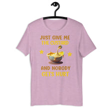 Load image into Gallery viewer, Custard Gift - Funny Food T shirt - j and p hats 