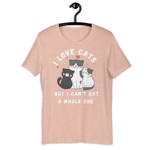 I love cats but can’t eat a whole one | j and p hats 