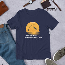 Load image into Gallery viewer, Fishing t shirt | j and p hats