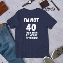 Load image into Gallery viewer, 40th BirthdayGift Printed T shirt | j and p hats 