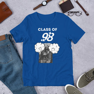 Steam Engine enthusiasts printed t shirt class 98 | j and p hats 