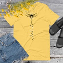 Load image into Gallery viewer, Let It Bee Tee - Great Summer Ladies T-Shirt  | j and p hats 