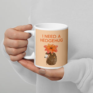 Hedgehog Gift - Cute Hedgehog mug  | j and p hats 